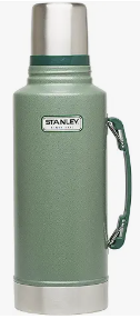 Green hammertone Stanley Classic vacuum insulated bottle